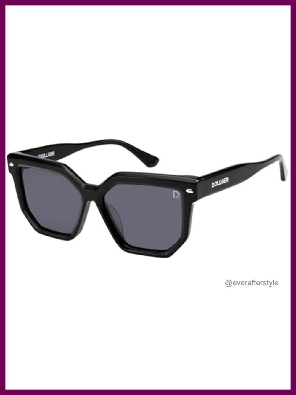 Oversized Square Polarized Sunglasses UV400 TAC Acetate Full-Frame